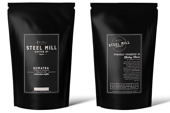 Steel Mill Coffee Co. Sumatra Single Origin | 12 ounces/Drip Grind/Regular | Grown in Indonesia