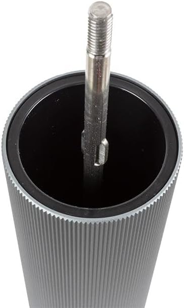 PEUGEOT - Line Pepper Mill - Classic Adjustment - Made of PEFC-Certified Aluminum and Wood - Made in France - Carbon Color. 22 cm-9"