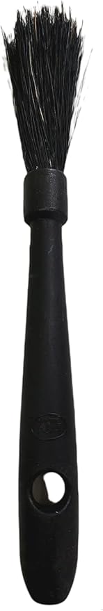 Rattleware 7.5" Black Espresso Machine Grinder Brush - Ideal for Home, Cafe, Restaurant Or Hotel - Long Durable Handle Coffee Grinder Cleaning Brush Trusted by Baristas (Pack of 3)