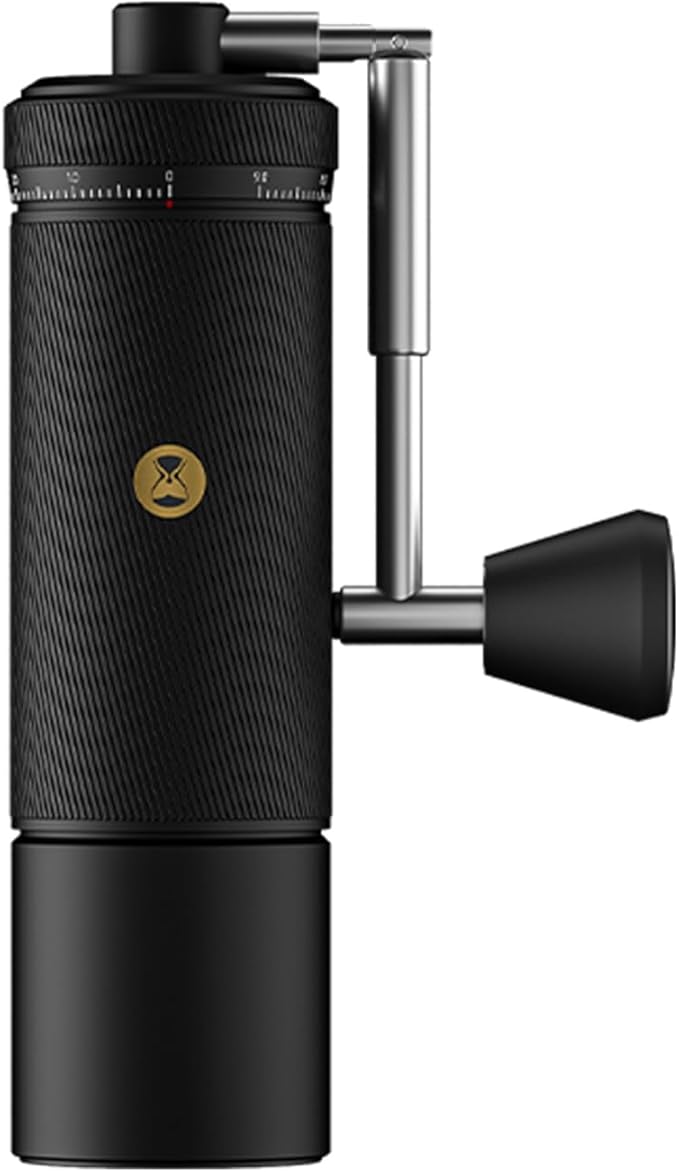 TIMEMORE S3 Manual Coffee Grinder with External Adjustment and Stainless Steel Patented Burr，Hand Coffee Grinder High Presicion Premium Expresso Coffee Grinder Chestnut S3, Black