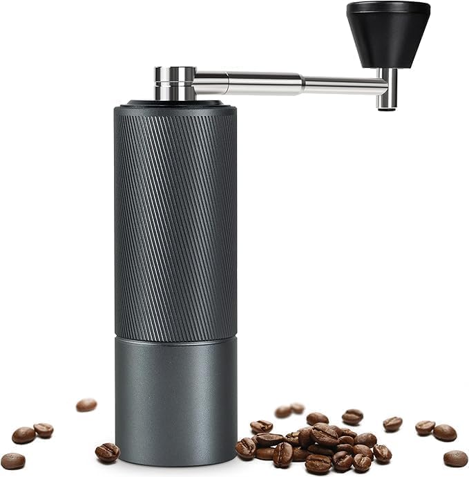TIMEMORE Chestnut C2 Fold Manual Coffee Grinder with Stainless Steel Conical Burr, Adjustable Setting for Espresso/Pour Over/French Press, Capacity 25g portable Hand Mill for Home/Travel/Camping