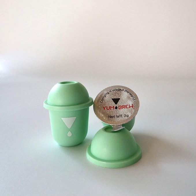 Yum!Brew Instant Jasmine Americano Coffee – Freeze-Dried Yunnan Arabica | 12 Servings | Floral & Smooth | Hot or Cold Brew | No Sugar | Low Calorie | Mini Travel Pods