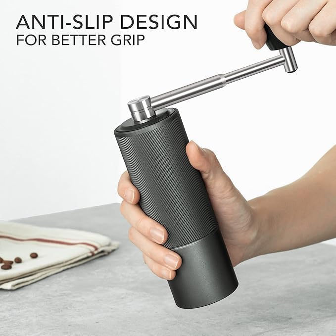 TIMEMORE Chestnut C2 Fold Manual Coffee Grinder with Stainless Steel Conical Burr, Adjustable Setting for Espresso/Pour Over/French Press, Capacity 25g portable Hand Mill for Home/Travel/Camping