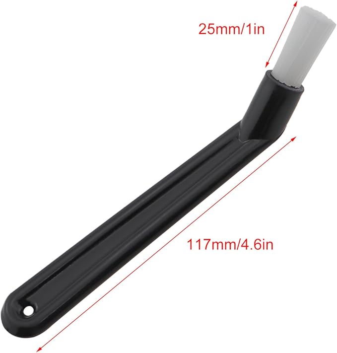 4PCS Coffee Machine Cleaning Nylon Brush Dirt Cleaning Tool For Kitchen Restaurant Espresso Machine Grinder Black