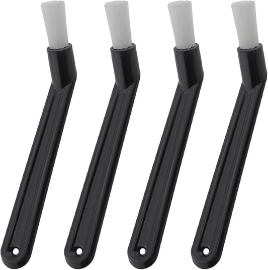 4PCS Coffee Machine Cleaning Nylon Brush Dirt Cleaning Tool For Kitchen Restaurant Espresso Machine Grinder Black