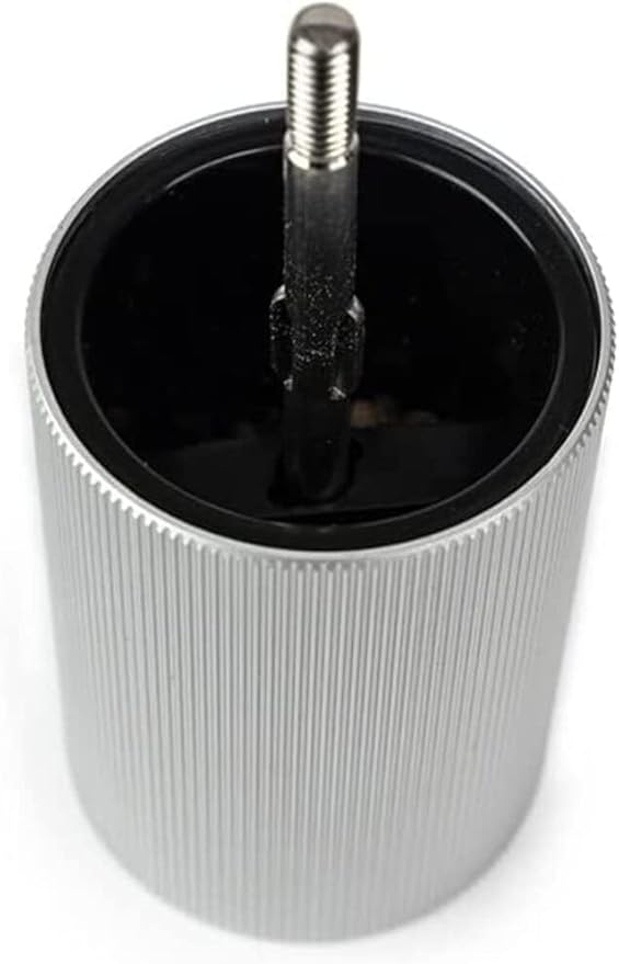 PEUGEOT- Line Pepper Mill Classic Grind Adjustment -Aluminum and PEFC Certified Wood - Made in France- Natural Color. 12 cm-4.75"