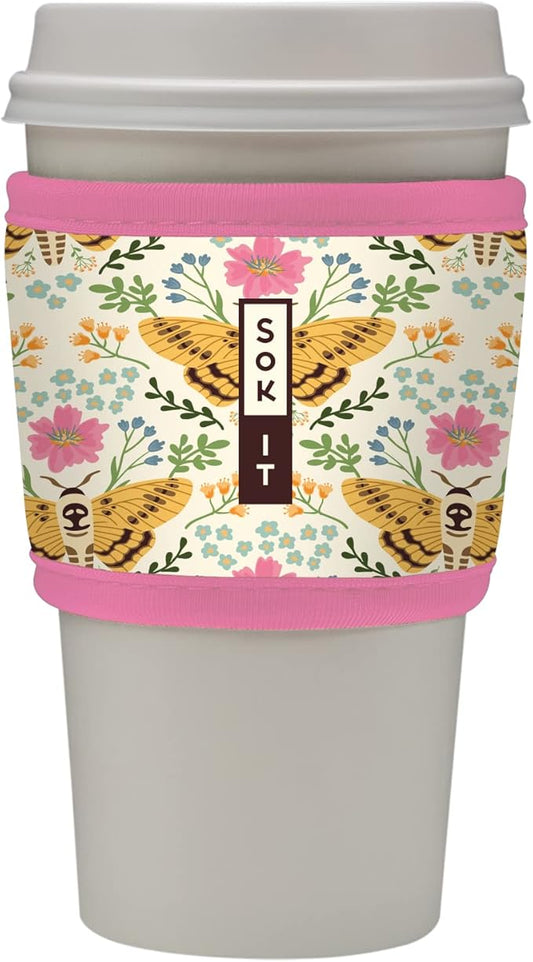 Sok It HotSok Coffee & Tea Reusable Insulated Neoprene Cup Sleeve (Metamorphosis)