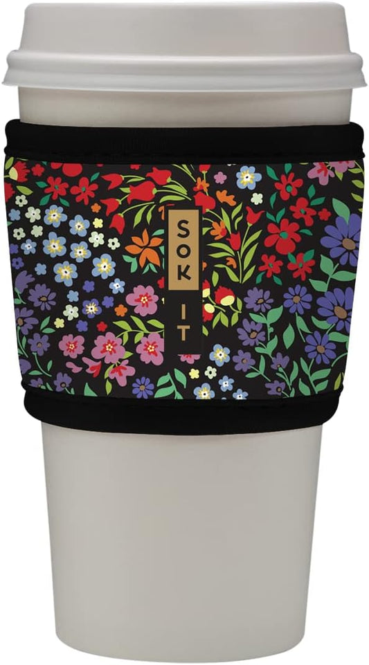 Sok It HotSok Coffee & Tea Reusable Insulated Neoprene Cup Sleeve (Picnic Basket)