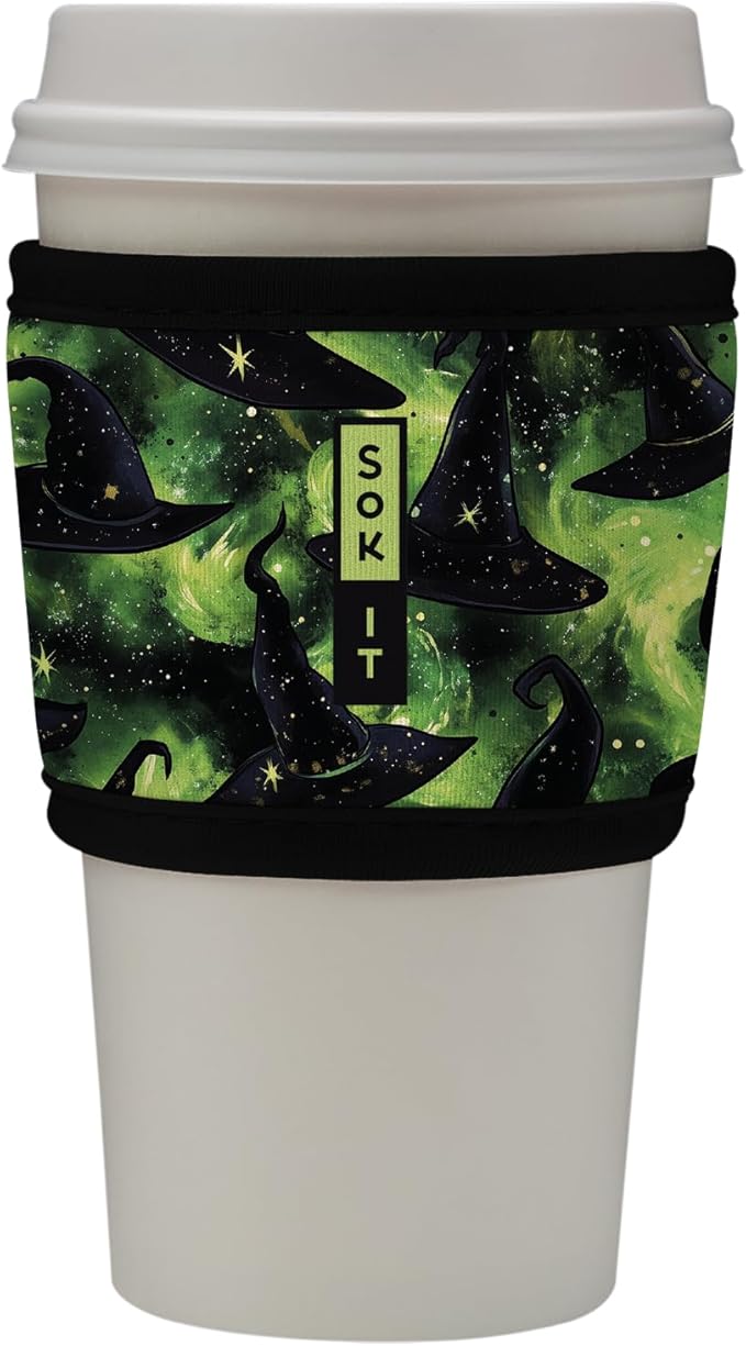 Sok It HotSok Coffee & Tea Reusable Insulated Neoprene Cup Sleeve (Born to Fly)