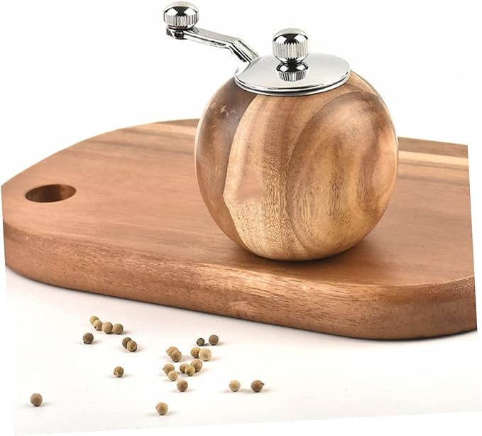KICHOUSE 1pc Manual Pepper Salt Grinder Hand Crank Salt Mill for Home Restaurant Hotel
