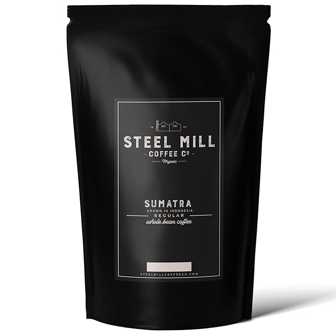 Steel Mill Coffee Co. Sumatra Single Origin | 12 ounces/Drip Grind/Regular | Grown in Indonesia