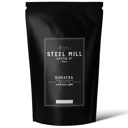 Steel Mill Coffee Co. Sumatra Single Origin | 12 ounces/Drip Grind/Regular | Grown in Indonesia