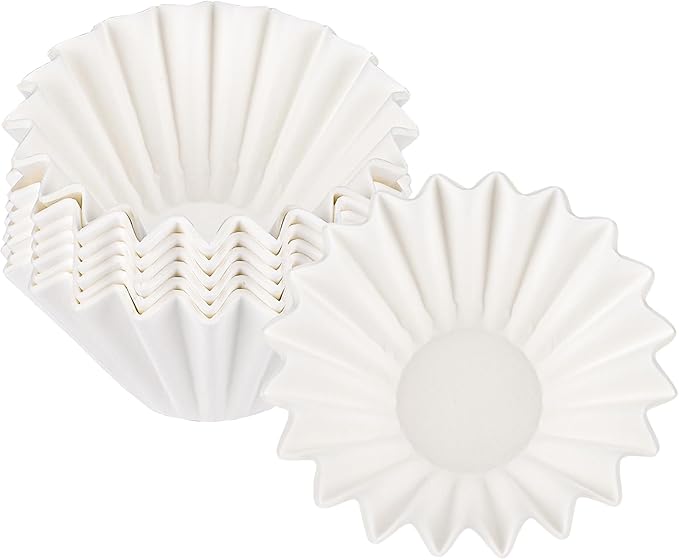 EUSOAR Single Serve Coffee Filters,1-2 Cup Pack of 200 White Mini Disposable Unbleached Replacement Basket Drip Coffee Filters Paper Sheets, for Home Commercial Dripper Pour Over Drip Coffee Makers