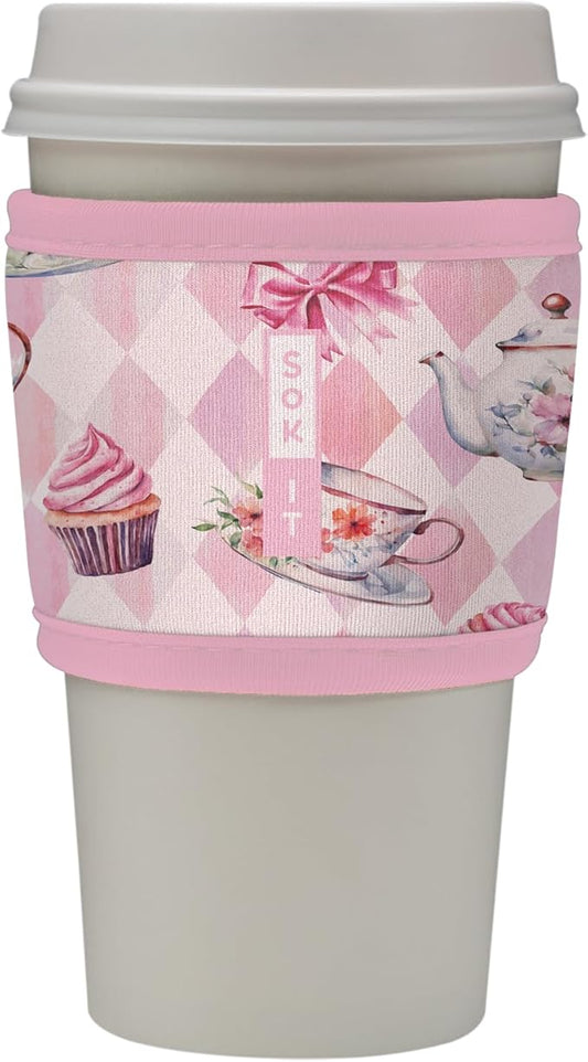 Sok It HotSok Coffee & Tea Reusable Insulated Neoprene Cup Sleeve (Wonderfully Sweet)