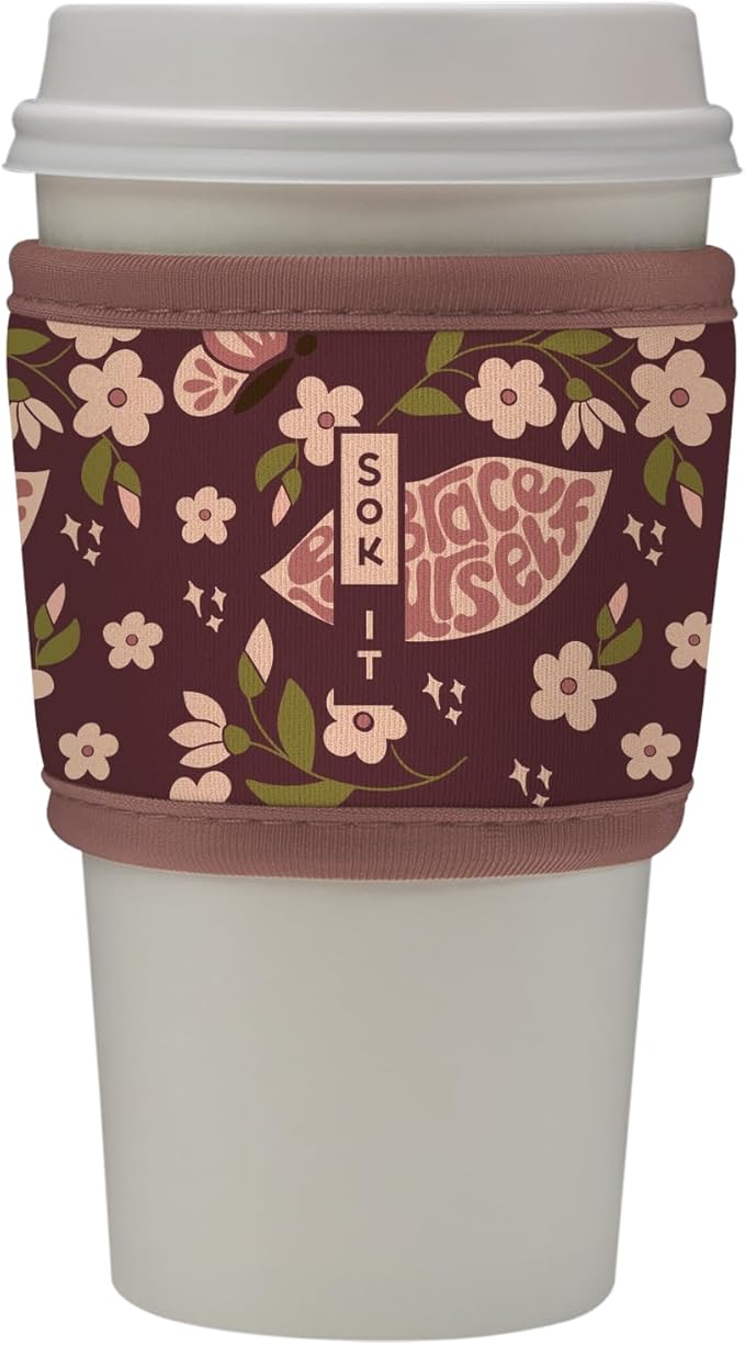 Sok It HotSok Coffee & Tea Reusable Insulated Neoprene Cup Sleeve (Self Love)