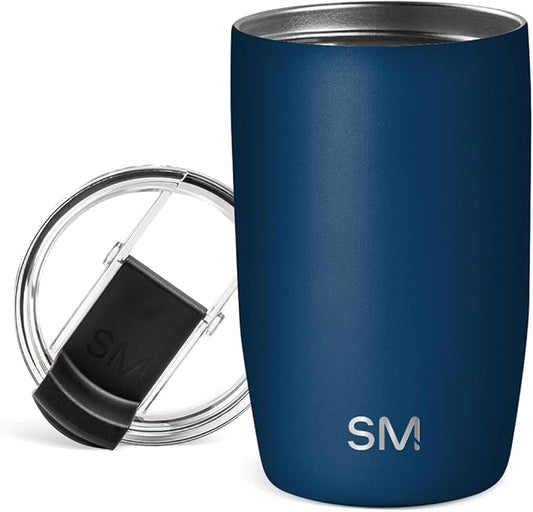 Simple Modern Travel Coffee Mug Tumbler with Flip Lid | Reusable Insulated Stainless Steel Cold Brew Iced Coffee Cup Thermos | Gifts for Women Men Him Her | Voyager Collection | 12oz | Slumberland