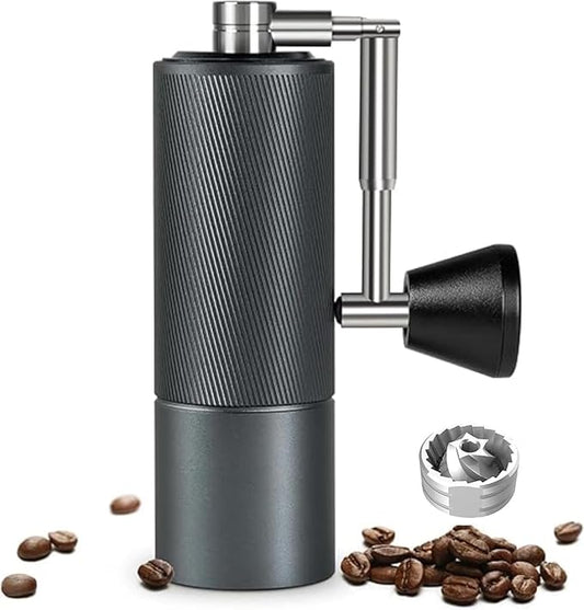 TIMEMORE Chestnut C2 Fold Manual Coffee Grinder with Stainless Steel Conical Burr, Adjustable Setting for Espresso/Pour Over/French Press, Capacity 25g portable Hand Mill for Home/Travel/Camping