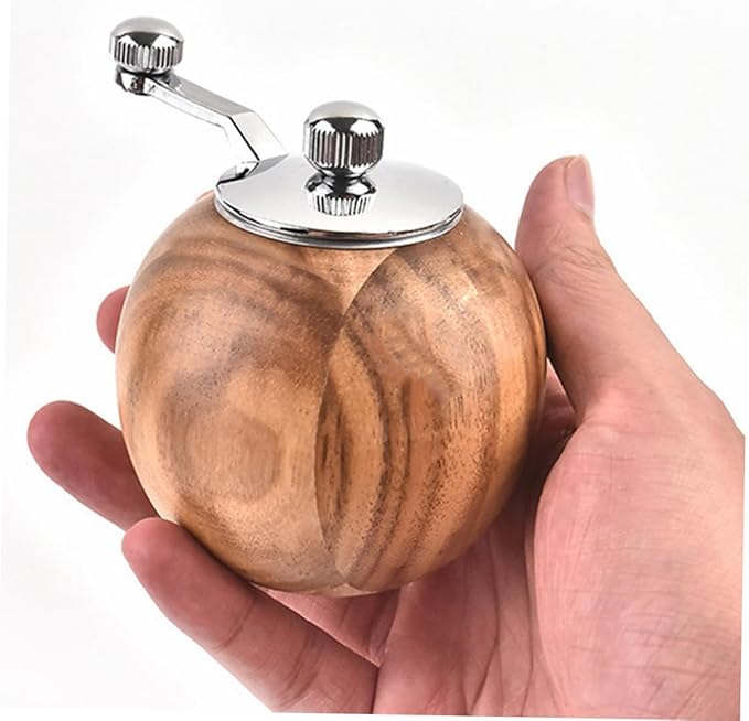 KICHOUSE 1pc Manual Pepper Salt Grinder Hand Crank Salt Mill for Home Restaurant Hotel