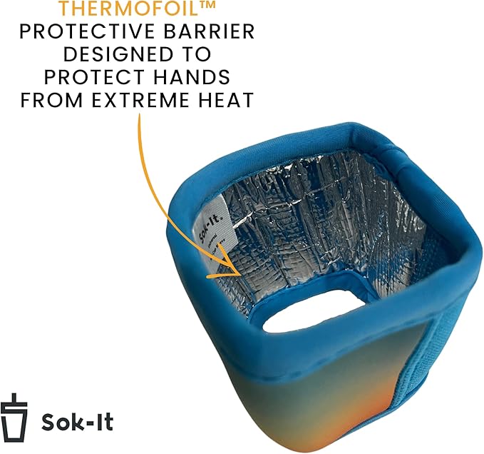 Sok It HotSok Coffee & Tea Reusable Insulated Neoprene Cup Sleeve (Hanging With My Peeps)