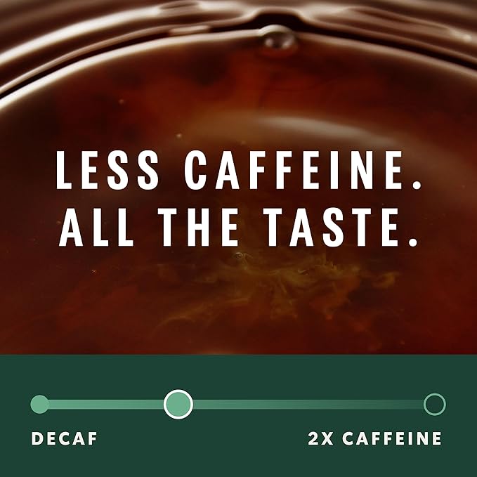 Starbucks K-Cup Coffee Pods, Medium Roast Hot or Iced Coffee, Half-Caff House Blend, 60 Keurig Pods