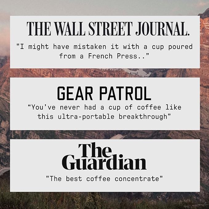 No Normal Dark Roast, Instant Coffee Paste (20 Cups) – The Outdoor Coffee – Swiss-Made, Fairtrade Arabica Beans, Liquid Concentrate Alternative- Uncomplicated, Zero Waste On-the-Go Tube- Slightly Sweetened