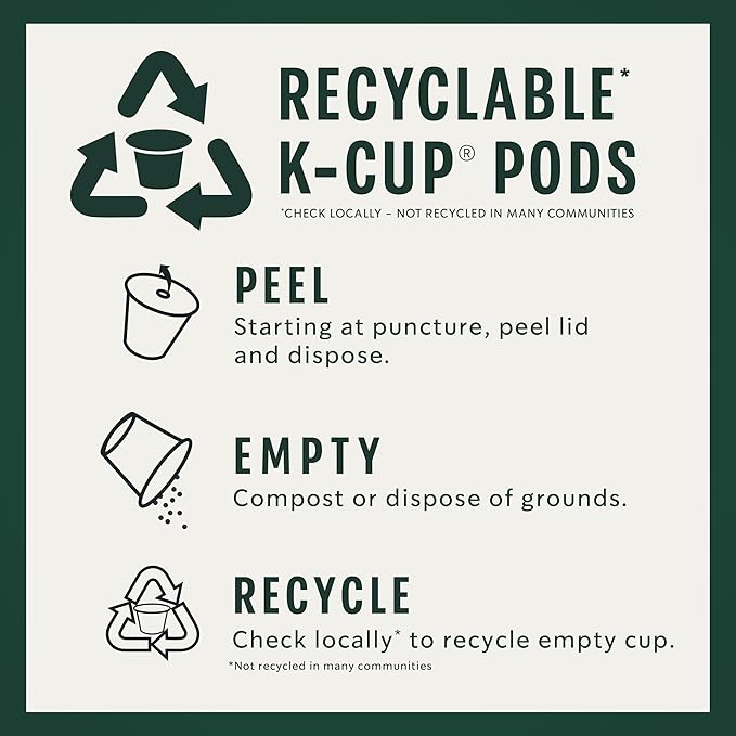 Starbucks K-Cup Coffee Pods, Flavored Hot or Iced Coffee, Toffeenut, 60 Keurig Pods