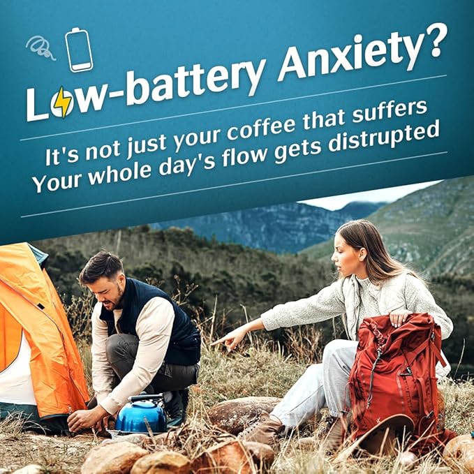 Femobook-A2 Portable Electric Coffee Grinder, Cordless Burr Grinder USB Rechargeable Coffee Grinder Magnetic Grounds Cup for Espresso Pour Over Travel & Home Brewing, White