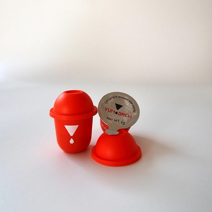 Yum!Brew Instant Americano Coffee – Freeze-Dried Arabica from Yunnan | 12 Single Servings | Bold & Smooth | Hot or Cold Brew | No Sugar | Low Calorie | Travel-Friendly Mini Pods