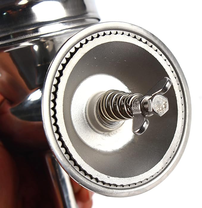 Grain Grinder, Portable Hand Crank Grain Mill, 304 Stainless Steel Wheat Grinder with Handle, Professional Manual Coffee Mill for Coffee Nut Malt Oats Corn