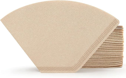 Segarty #1 Coffee Filters Cone, 200 Count Pack Size 1-2 Cup Natural Unbleached Brown Paper Filter Disposable Pour Over Maker Basket Papers Dripper for Most Brewer Machine for Home, Office, Cafetera