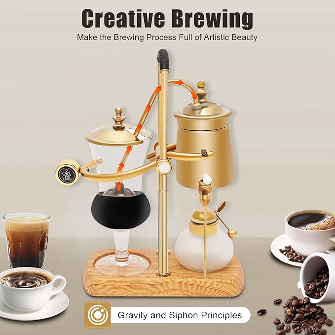 Balance Siphon Coffee Maker, Vintage Coffee Maker, Gravity Coffee Maker