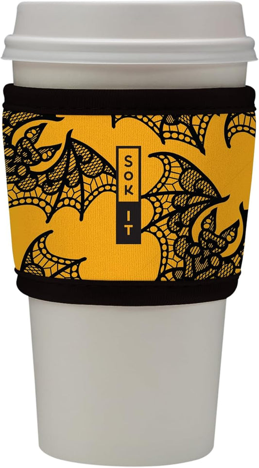 Sok It HotSok Coffee & Tea Reusable Insulated Neoprene Cup Sleeve (Night Flight)