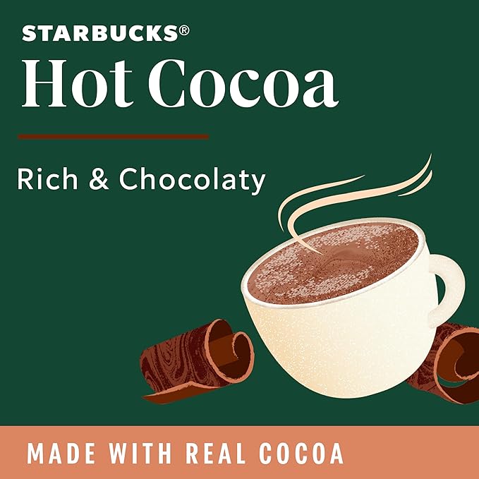 Starbucks K-Cup Coffee Pods, Flavored Hot Cocoa, Classic Hot Cocoa, 60 Keurig Pods