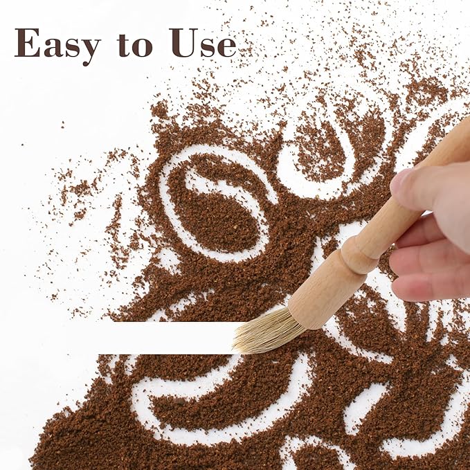 14 PCS Coffee Grinder Cleaning Brush Set,Espresso Machine Cleaning Brush Kit, Multifunctional Burr Cleaner Brushes Bristle Tools for Barista Home Kitchen Commercial Use