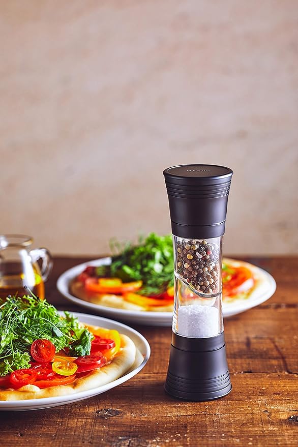 Kyocera Advanced Ceramic Dual Adjustable Spice Mill, Black