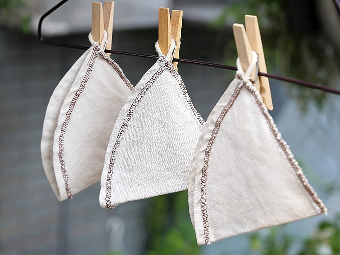 ATHIA Glass Pour Over Coffee Maker Set, Glass Cone Dripper, Reusable Cloth Filter, Minimal Single Cup on the Go,Walnut wood_dark color