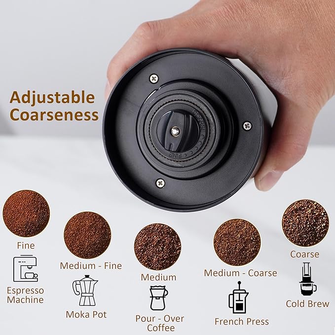 SuperCook Pour Over Coffee Dripper Set, Hand Drip Coffee Maker Set, All in One Pour Over Kit with Electric Grinder, Coffee Dripper Set, Ideal for Anniversary Birthday Gift