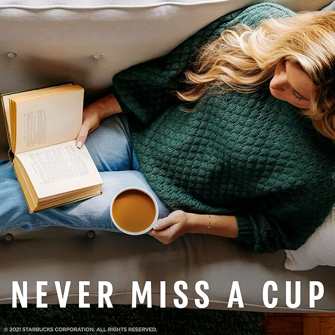 Starbucks K-Cup Coffee Pods, Flavored Hot or Iced Coffee, Toffeenut, 60 Keurig Pods